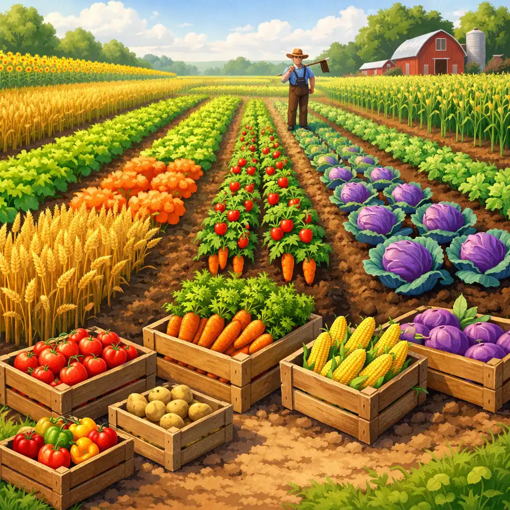 Pola upraw w Stardew Valley